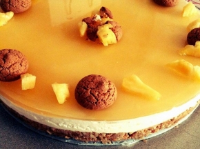 Cheesecake Ananas e amaretti