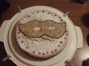 torta in maschera