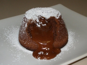 muffin con cuore di cioccolato
