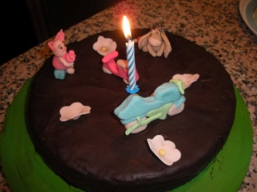 torta di compleanno winny the pooh
