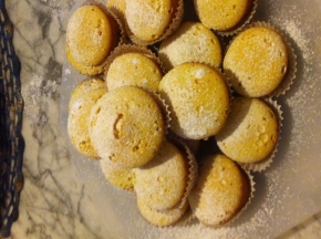 Muffin con mirtilli rossi
