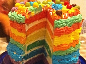 Raimbow Cake ( torta arcobaleno)