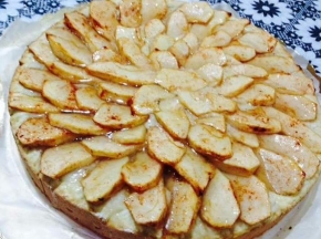 Crostata di mele con crema pasticcera