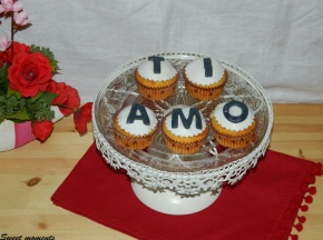 Muffin con messaggio d'amore