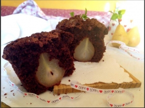 Plumcake pere e cioccolato