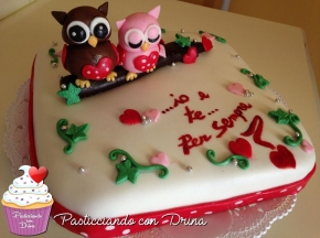 Gufi Amore Cake