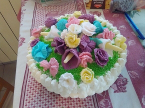 torta di fiori
