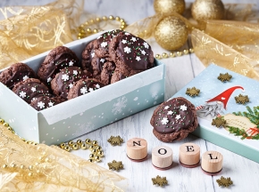 Cookies al cioccolato natalizi