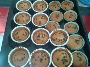 Muffin gluten-free con gocce di cioccolato