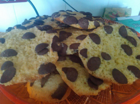 biscotti con fiocchi di cioccolato