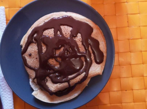 Pancakes light con cioccolato fondente