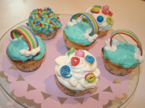Cupcake arcobaleno