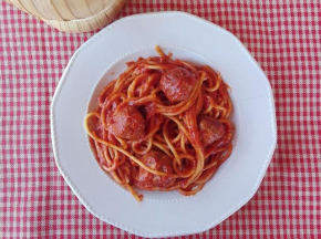 Spaghetti con polpette di Lilli e il Vagabondo