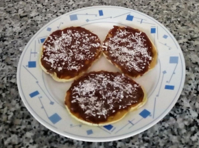 Pancakes nutella e cocco