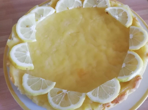 Crostata con crema di limone