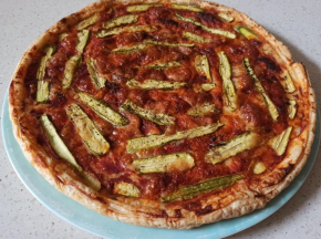 Torta salata/ pizza rustica con zucchine