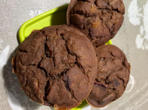 muffin cacao e prugne