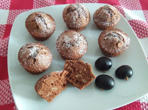Muffin cioccolato e castagne su ricetta della dolcina Fulmy