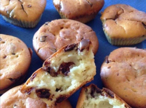 Muffin ricotta e gocce di cioccolato
