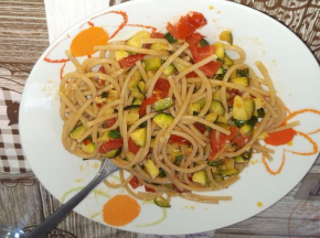 Spaghetti arcobaleno