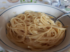 Spaghetti invernali al gorgonzola