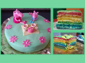 Torta PEPPA PIG - Rainbow Cake