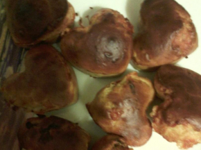 muffin di benedetta, variante con provolone e pomodori secchi