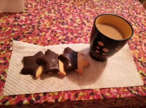 Biscotti allo zenzero e cioccolato