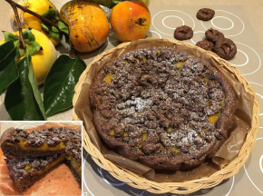 Sbriciolata Cacao, Cannella e Cachi
