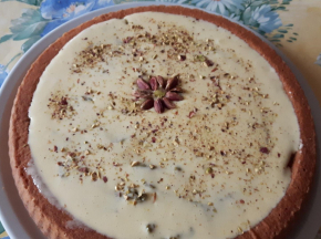 Crostata morbida mascarpone e pistacchio