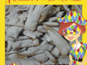 bugie di arlecchino millecolori con codette pane degli angeli