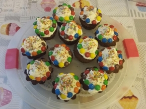 Cupcake di buon compleanno