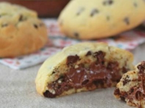 Cookies con cuore di Nutella