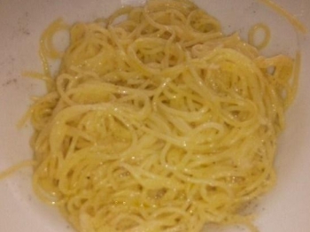 Spaghettini cacio e pepe