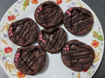 Biscotti di San Valentino al cioccolato