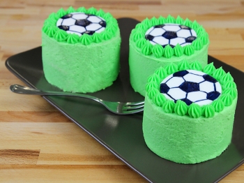 Mini cake per gli europei di calcio