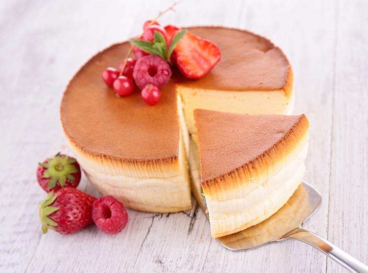 Cheesecake in stile giapponese: soffice come una nuvola