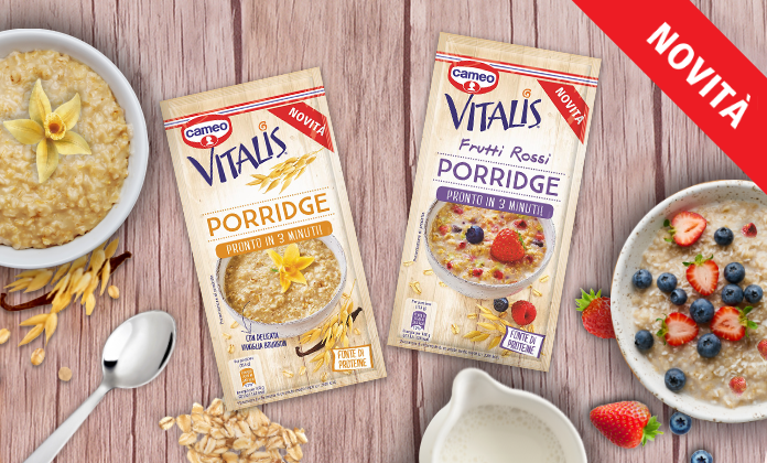 Vitalis Porridge: due gustose varianti per la tua colazione trendy