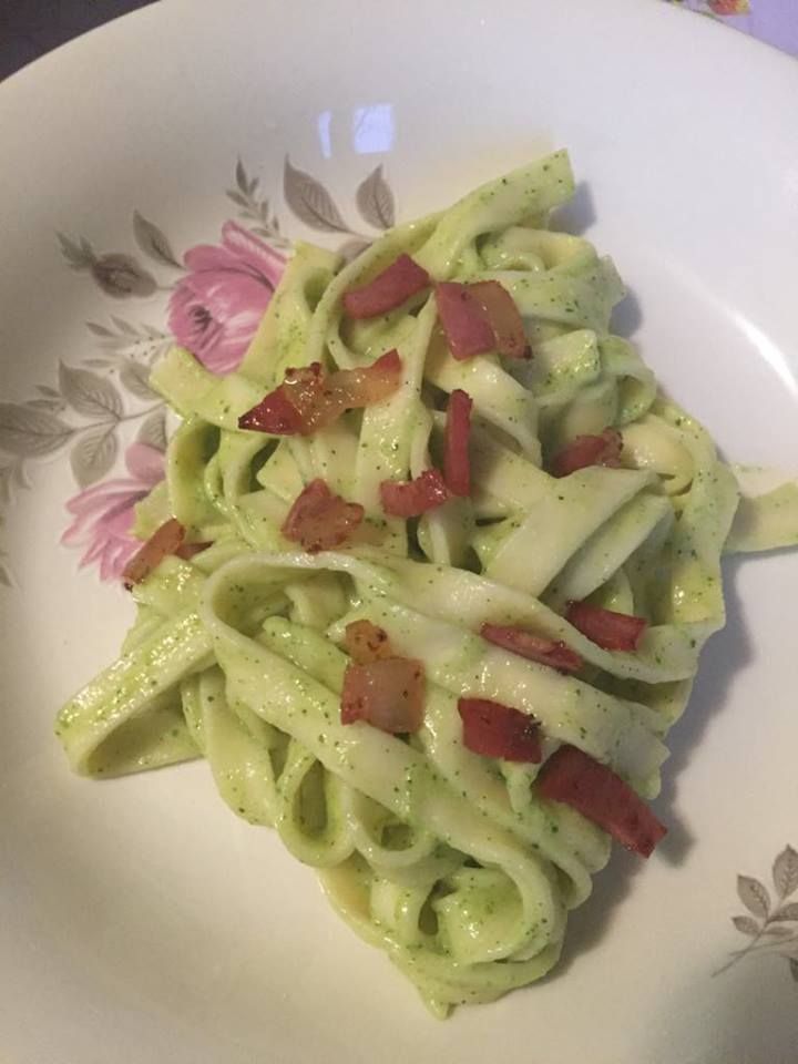 immagine post Pasta fresca con speck e zucchine