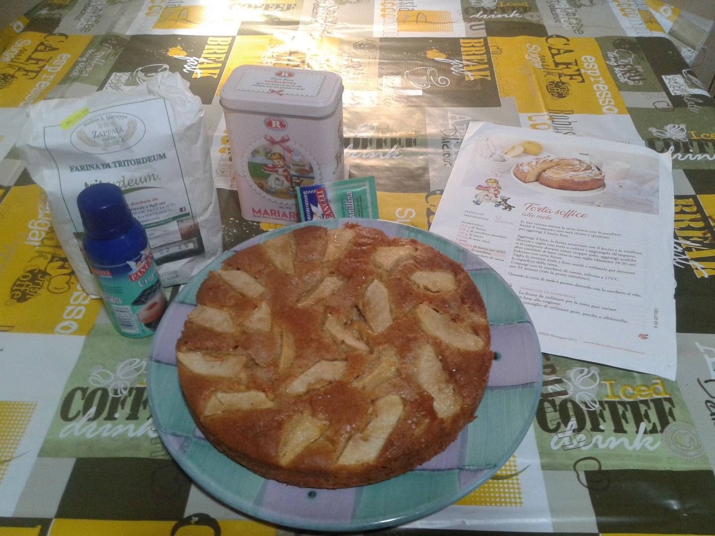immagine post Ho preparato la torta di mele di Mariarosa