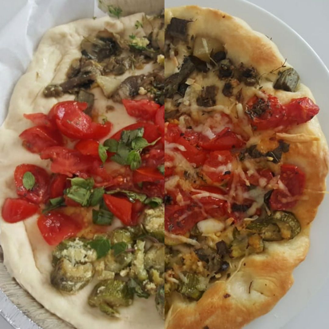immagine post ...pizza ortolana tricolore...svuotafrigo!