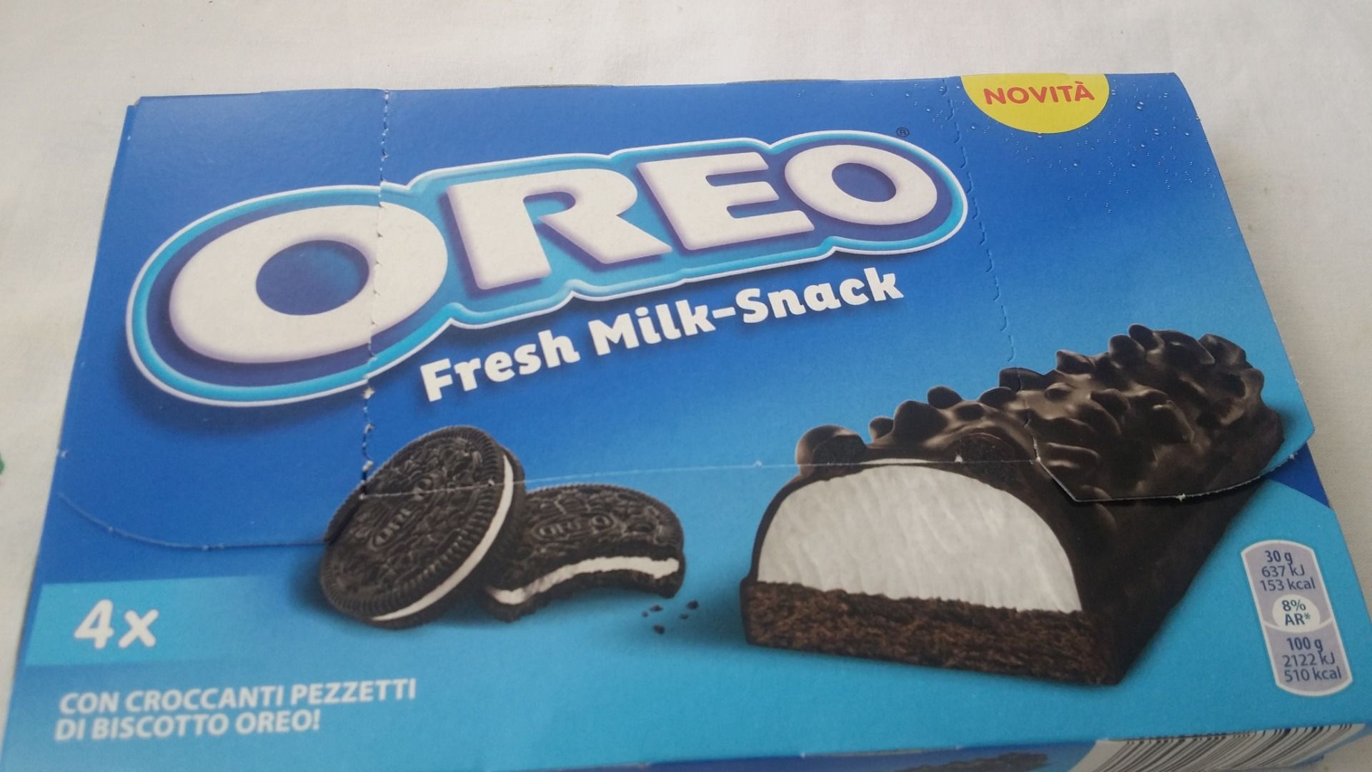 immagine post Oreo fresh milk snack