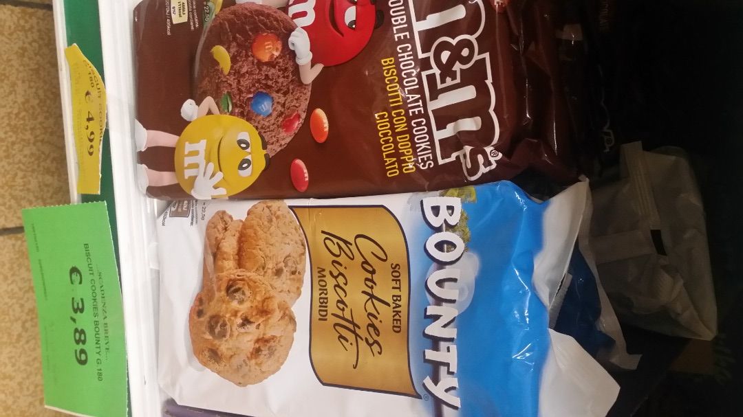 immagine post Biscotti Cookies Bounty e M&M's