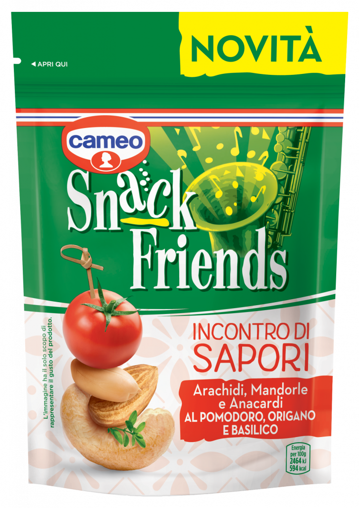 Snack Friends Incontro di Sapori Pomodoro, Origano e Basilico