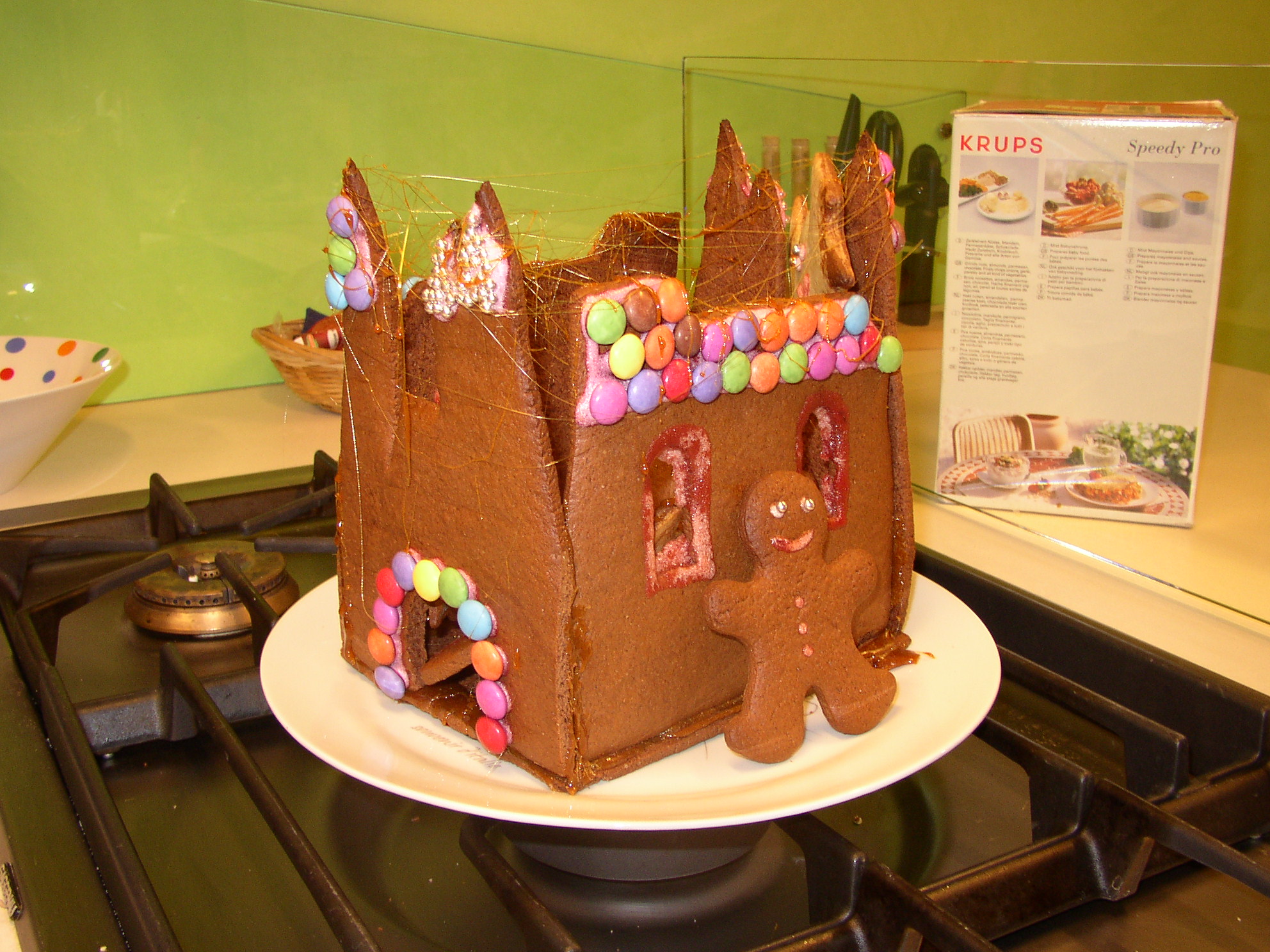 Halloween chocolate castle