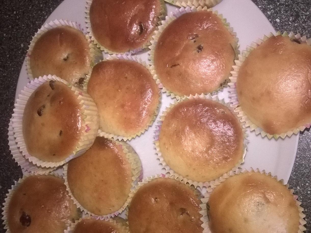 muffin ai mirtilli senza uova