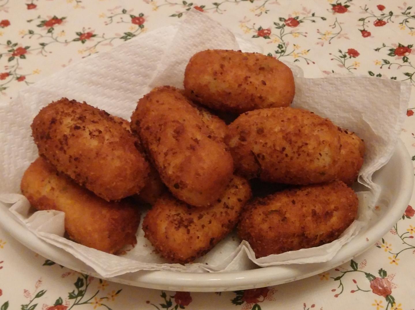 Crocche' con fiocchi di patate