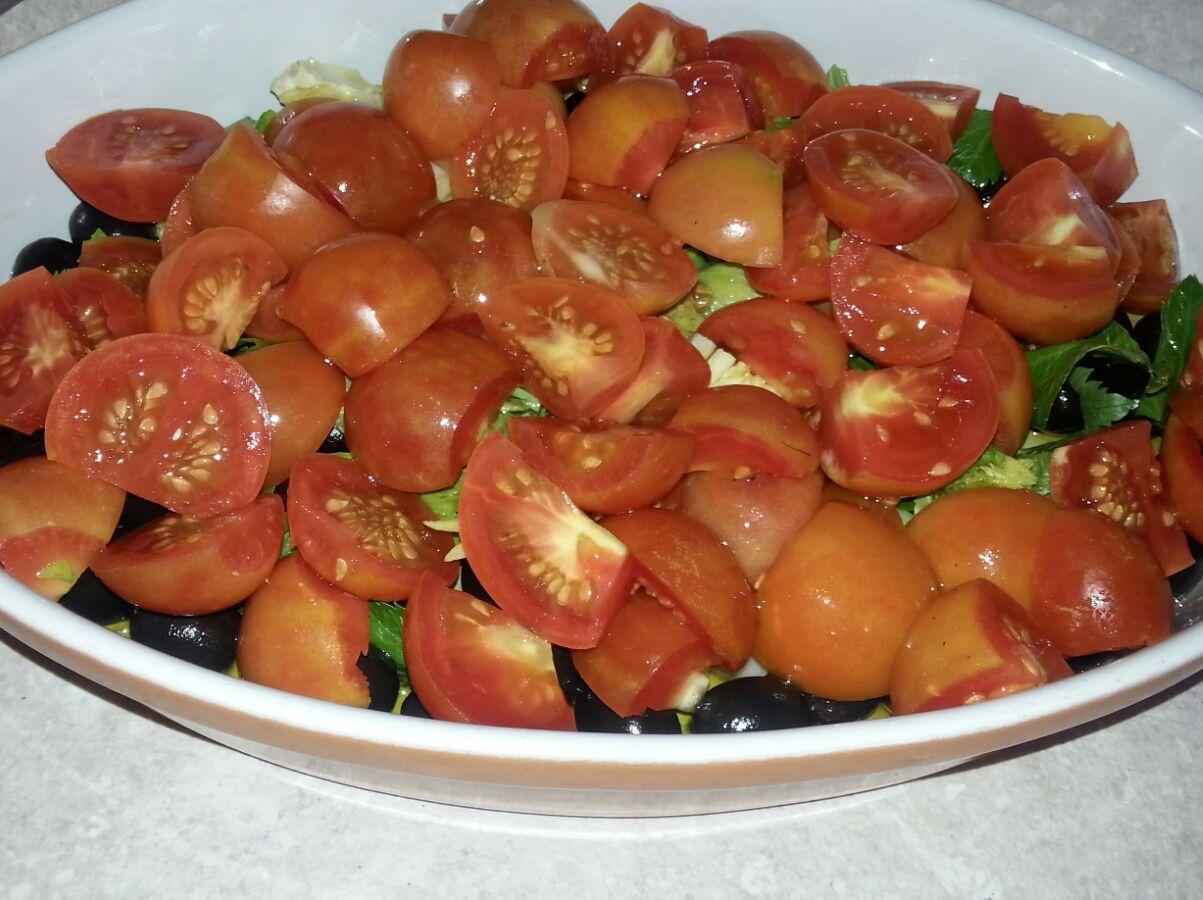 pomodorini e olive