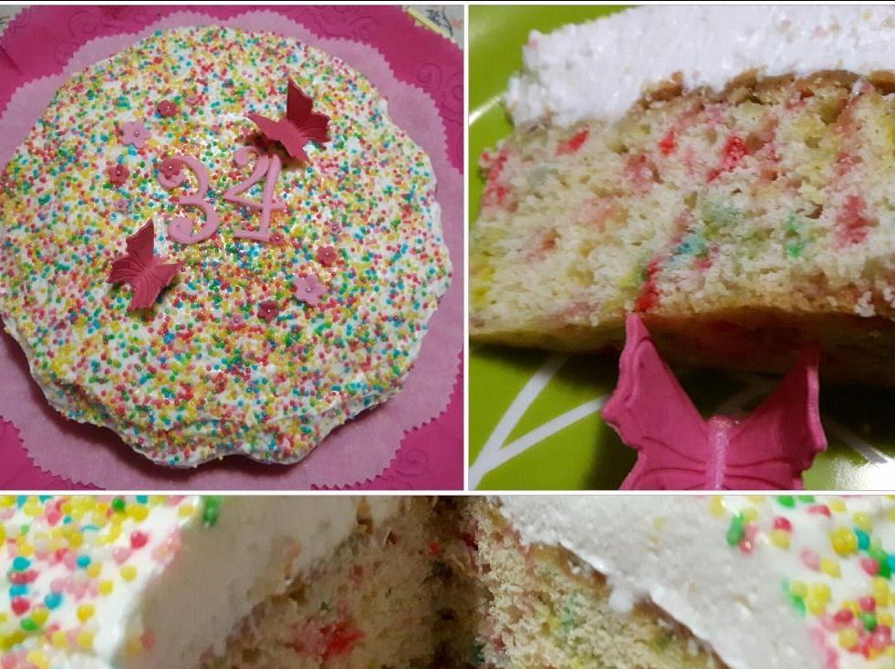 Funfetti Cake (Ricetta della Blogger Torte delle mie brame)