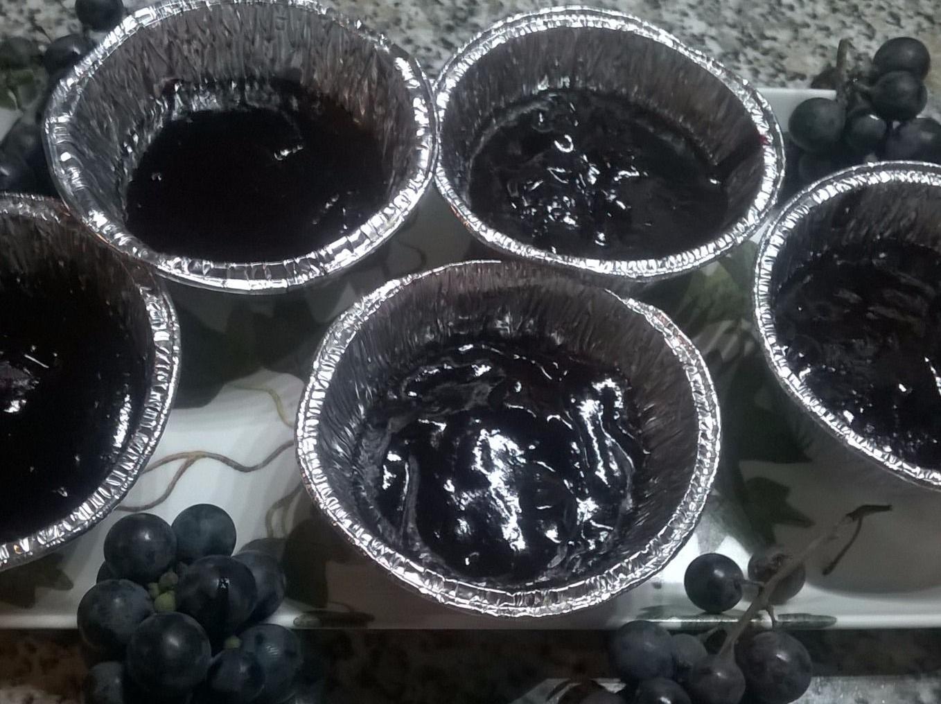 budino di uva clinton(la ricetta di polilla era di uva fragola)